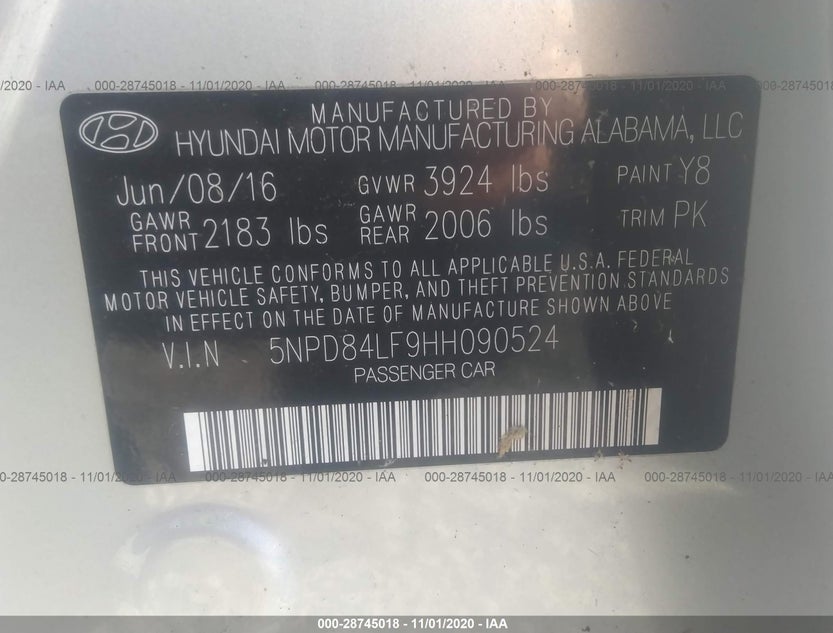 5NPD84LF9HH090524