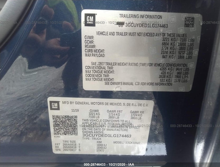 3GCUYDED1LG174463