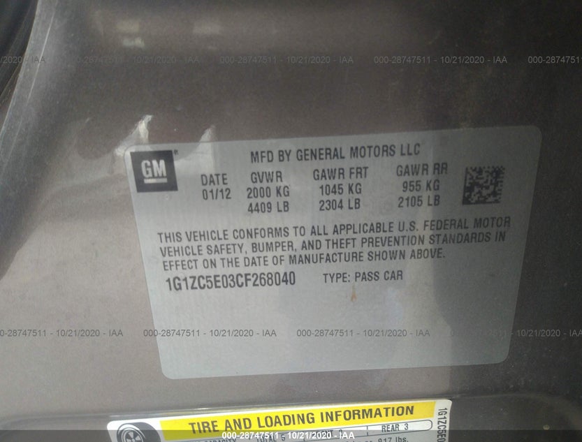 1G1ZC5E03CF268040
