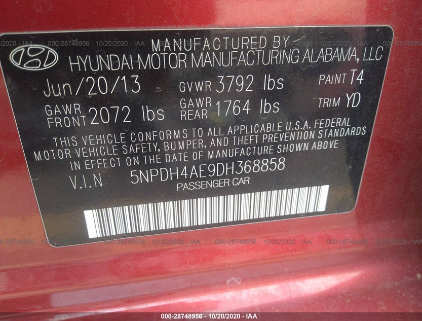 5NPDH4AE9DH368858