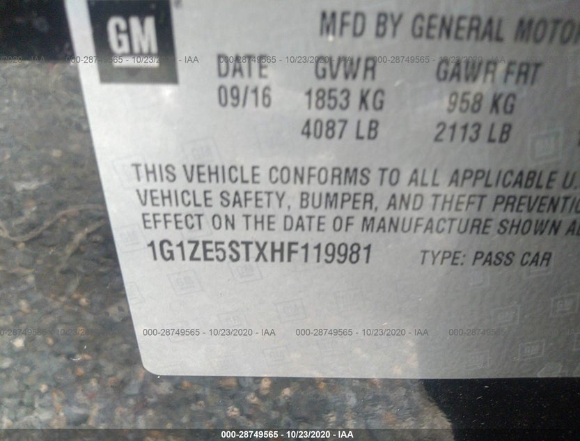 1G1ZE5STXHF119981