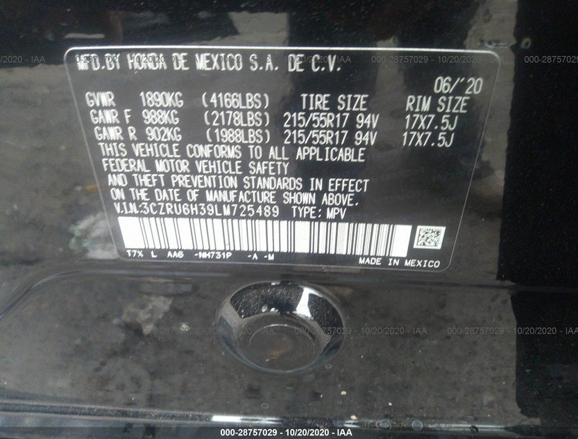 3CZRU6H39LM725489