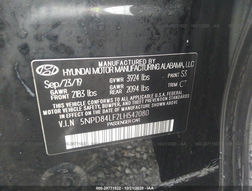 5NPD84LF2LH542080