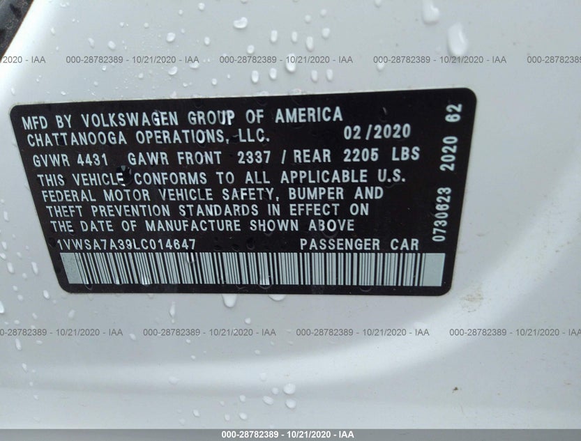 1VWSA7A39LC014647