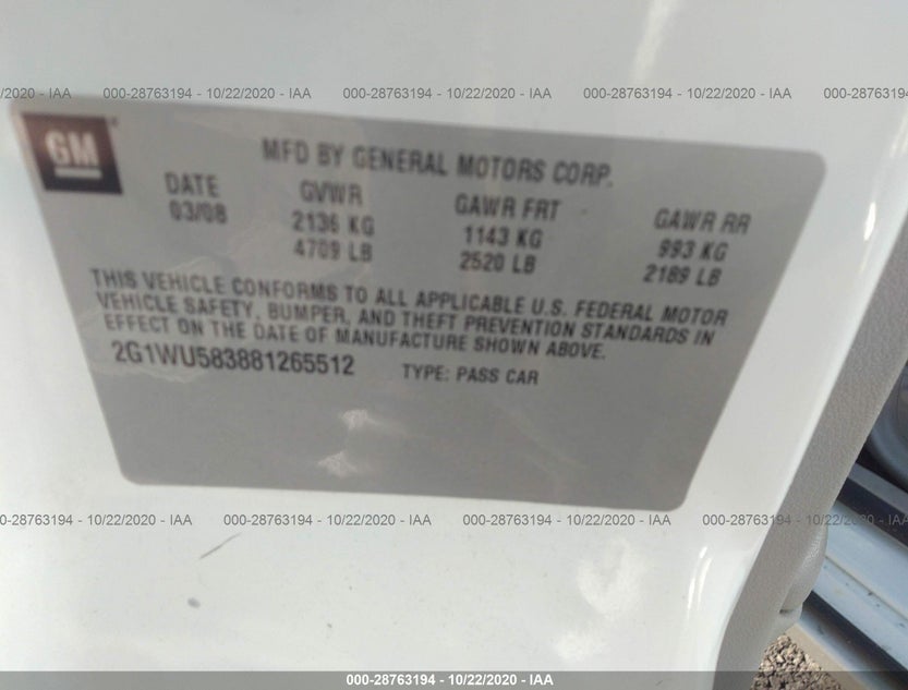 2G1WU583881265512