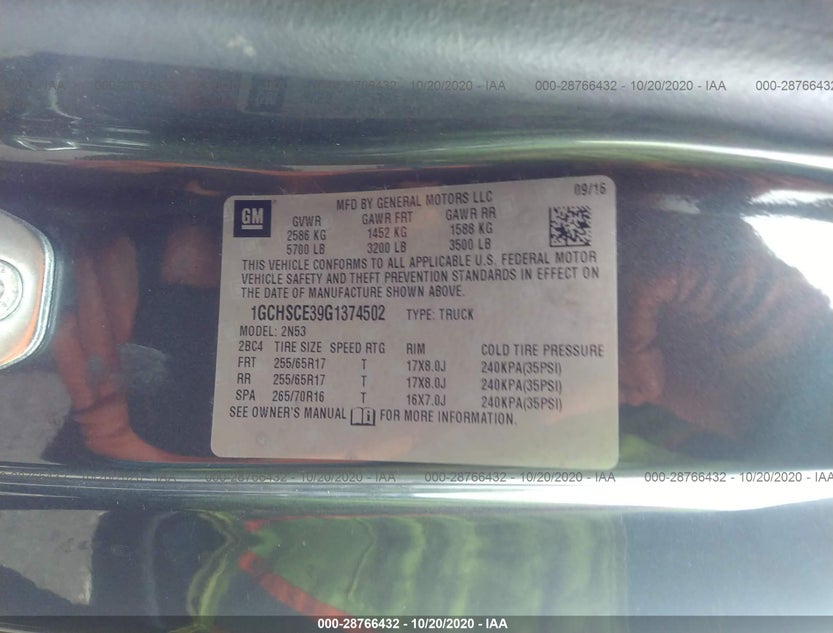 1GCHSCE39G1374502