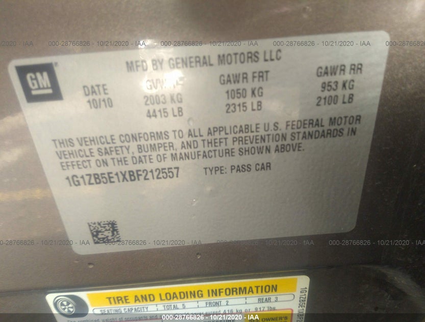 1G1ZB5E1XBF212557