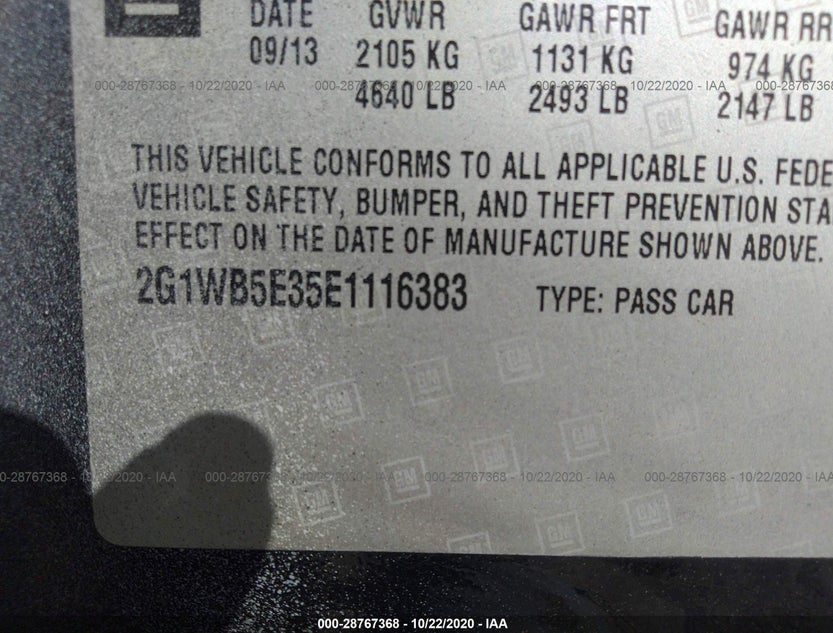 2G1WB5E35E1116383