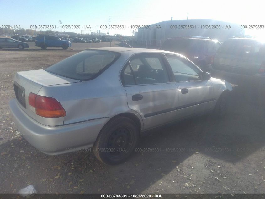 1998 Honda Civic Lx VIN: JHMEJ6673WS000497 Lot: 28793531