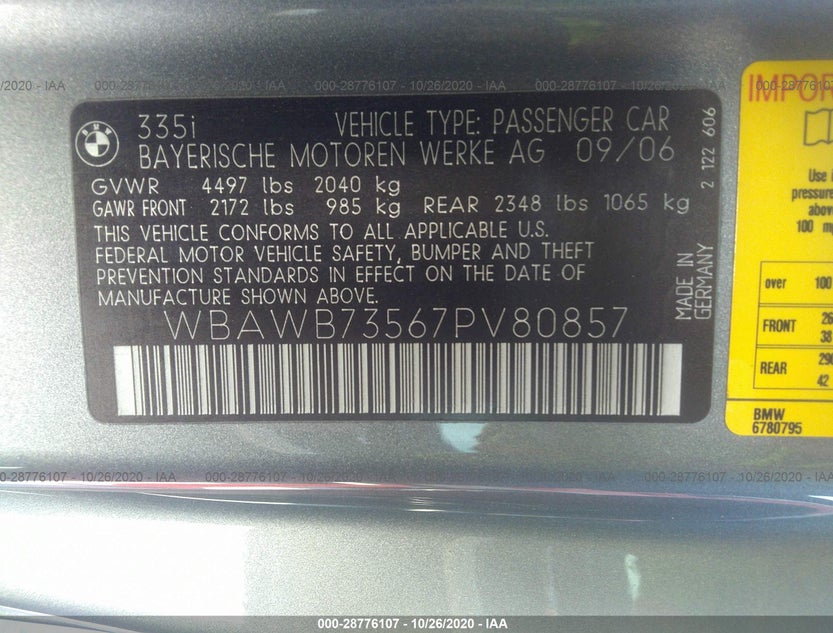 WBAWB73567PV80857