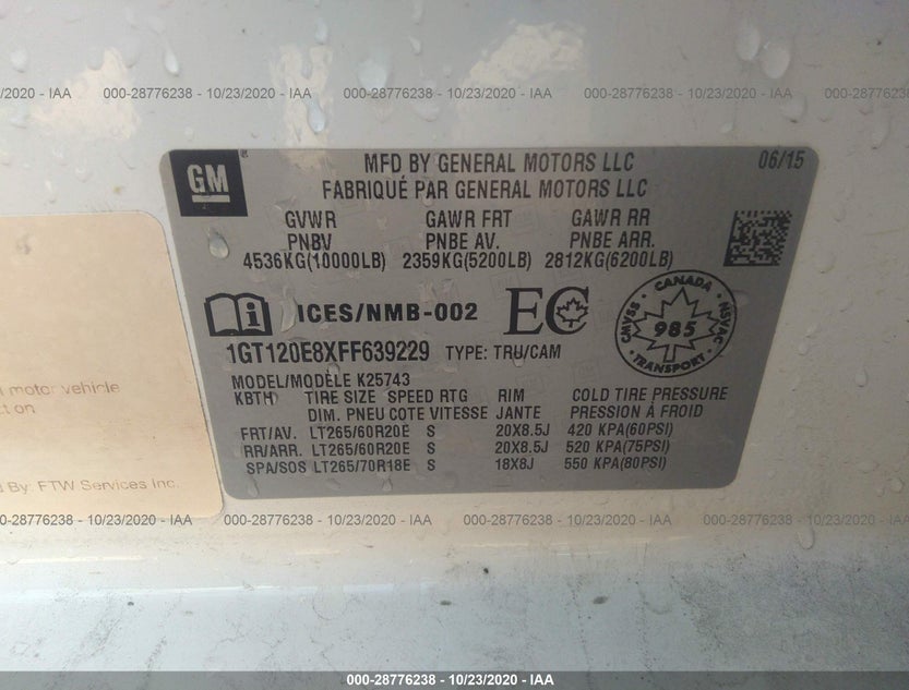 1GT120E8XFF639229