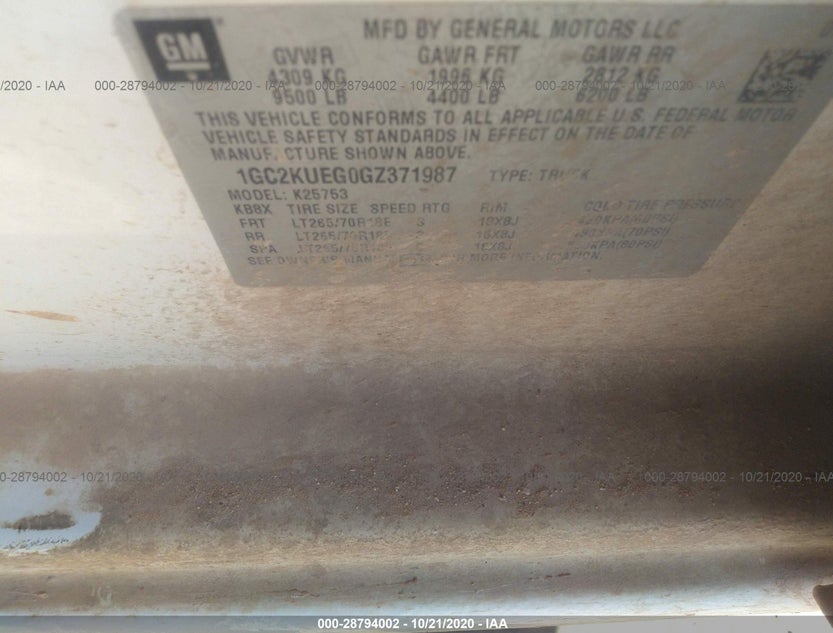1GC2KUEG0GZ371987