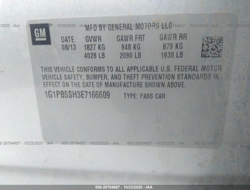 1G1PB5SH3E7166609