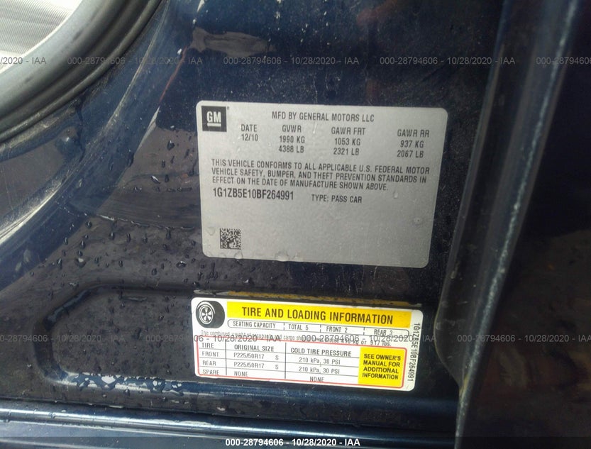 1G1ZB5E10BF264991