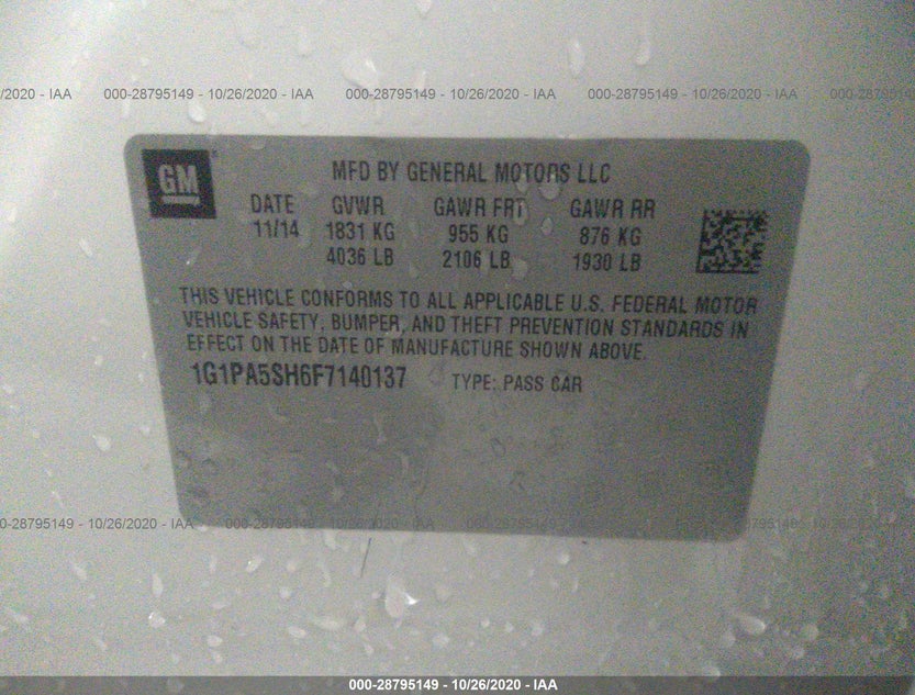 1G1PA5SH6F7140137