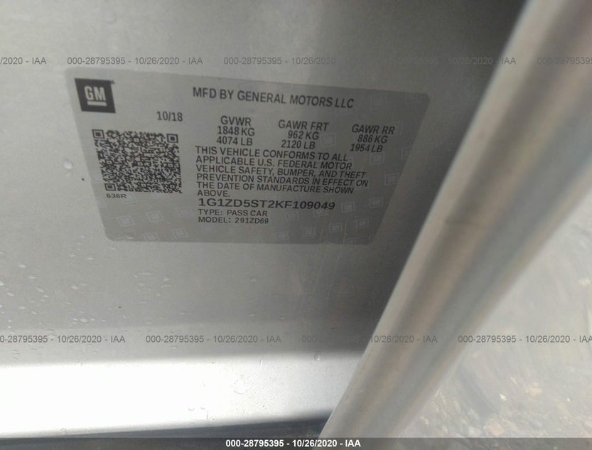 1G1ZD5ST2KF109049