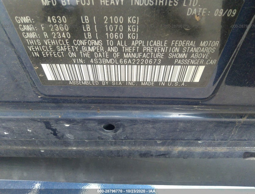 4S3BMDL66A2220673