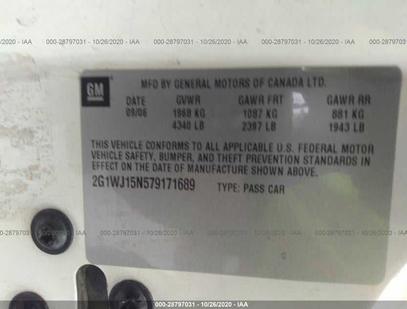 2G1WJ15N579171689