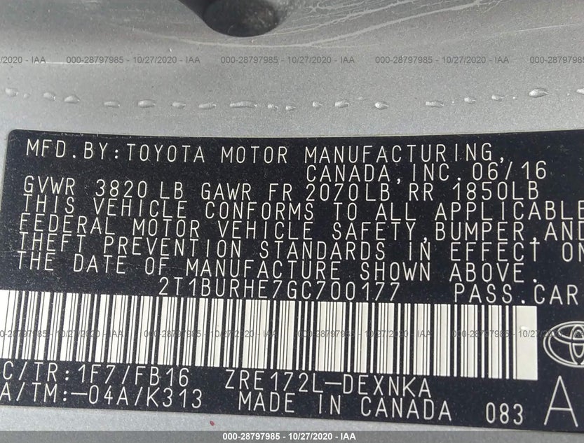 2T1BURHE7GC700177