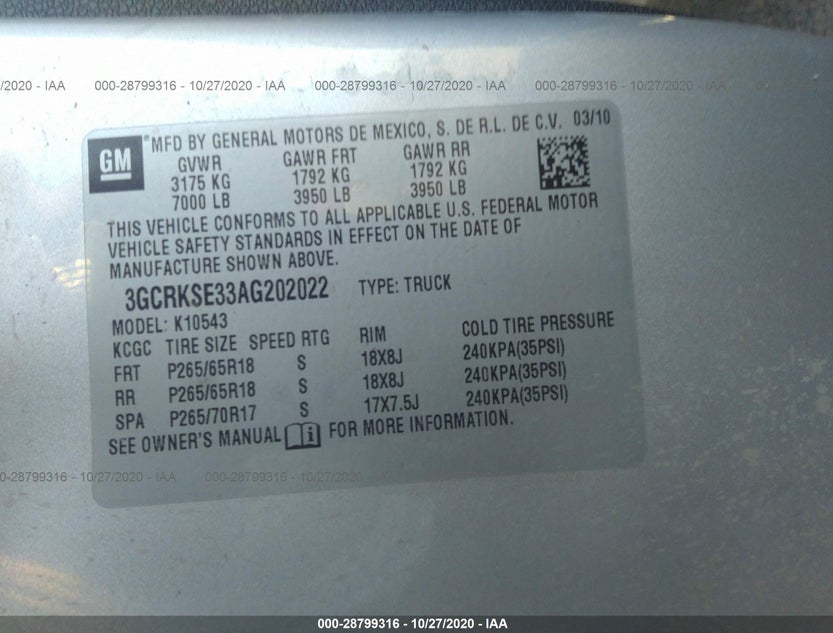 3GCRKSE33AG202022