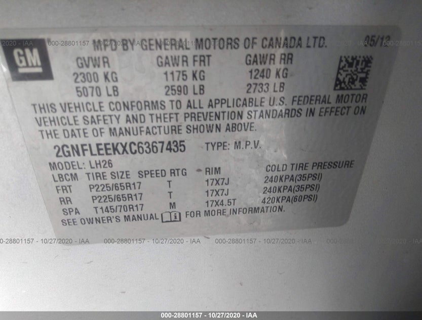 2GNFLEEKXC6367435
