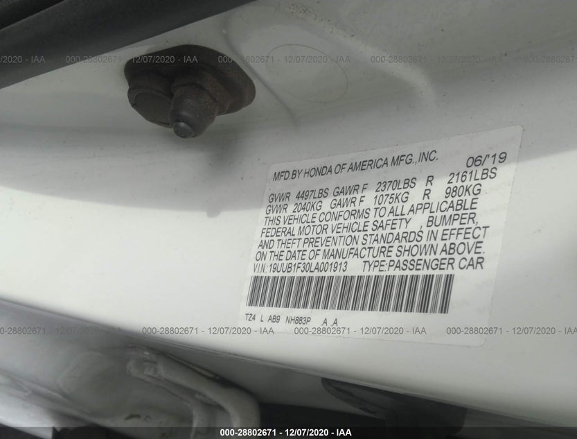19UUB1F30LA001913