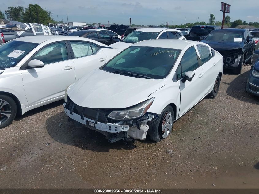 2016 Chevrolet Cruze Ls Auto VIN: 1G1BC5SM0G7252578 Lot: 28802956