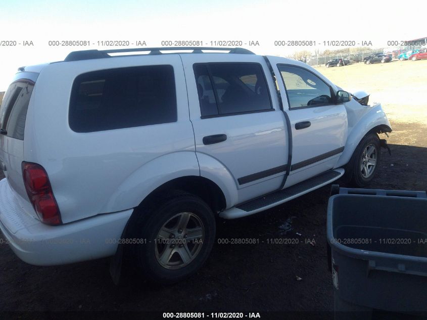 2006 Dodge Durango Slt VIN: 1D4HB48N56F182016 Lot: 28805081