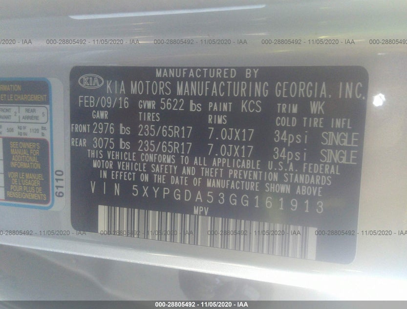 5XYPGDA53GG161913