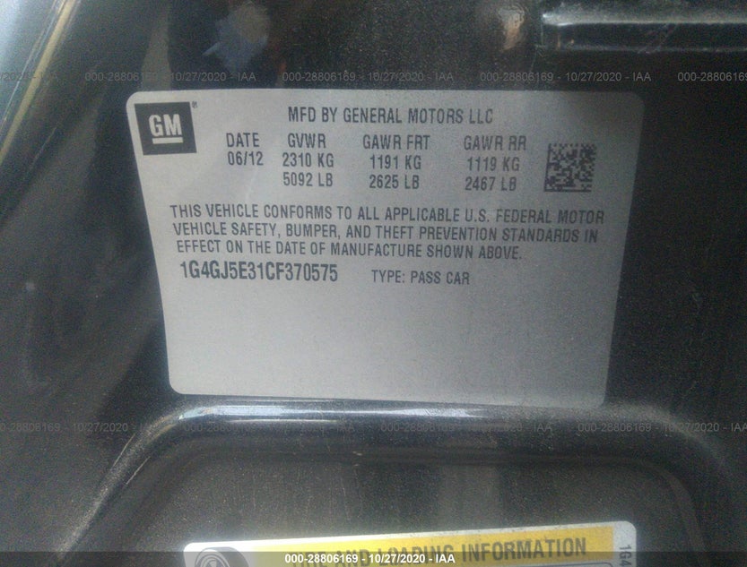 1G4GJ5E31CF370575