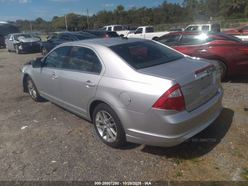 2012 Ford Fusion Sel VIN: 3FAHP0JG8CR292095 Lot: 28807280