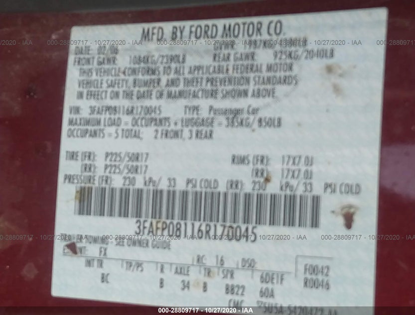 3FAFP08116R170045