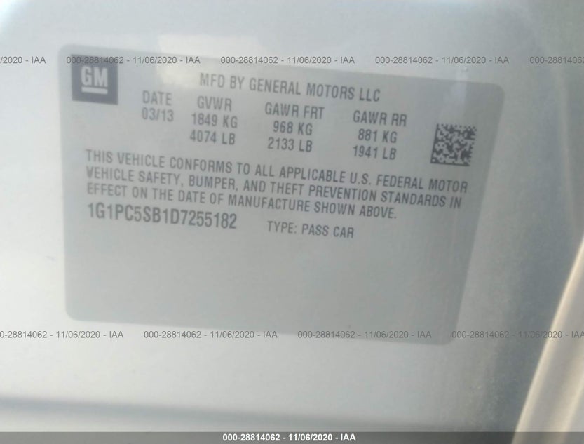 1G1PC5SB1D7255182