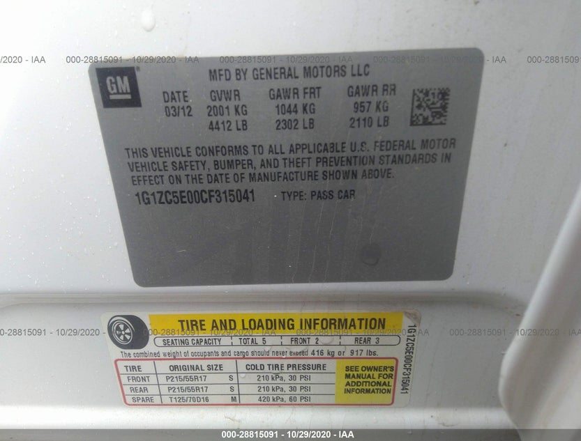 1G1ZC5E00CF315041