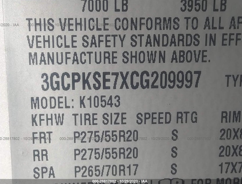 3GCPKSE7XCG209997