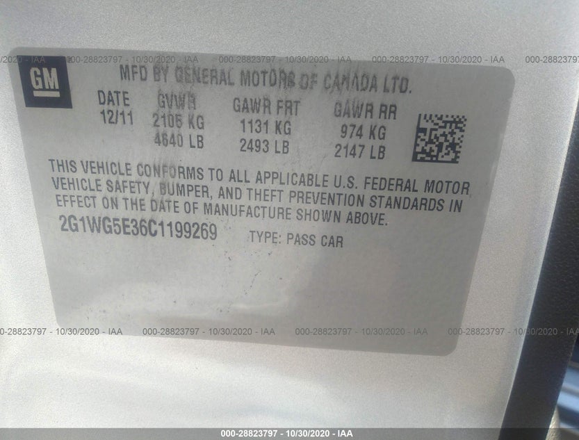 2G1WG5E36C1199269