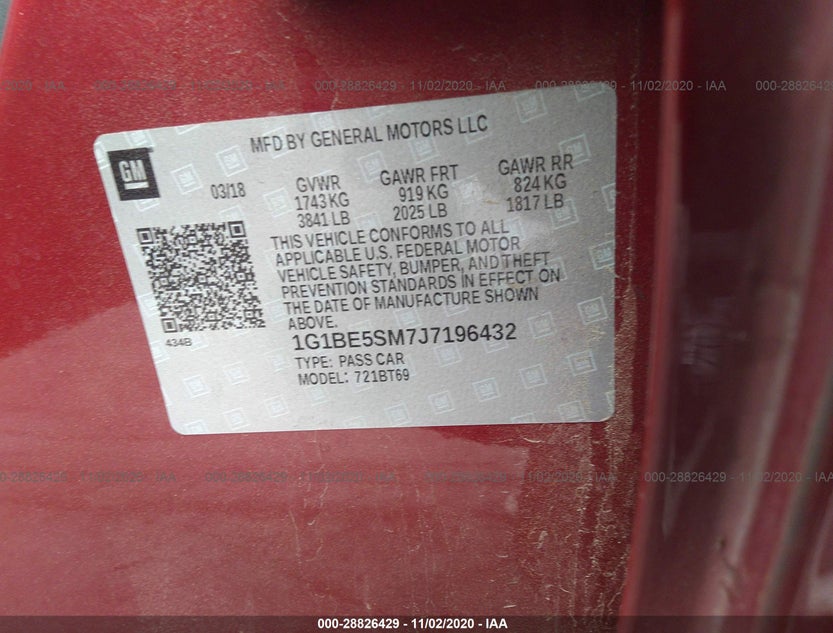 1G1BE5SM7J7196432