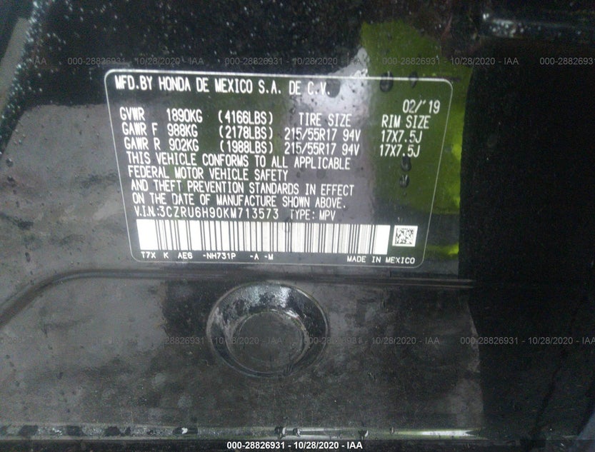 3CZRU6H90KM713573