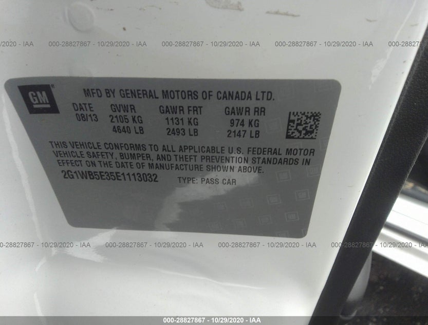 2G1WB5E35E1113032