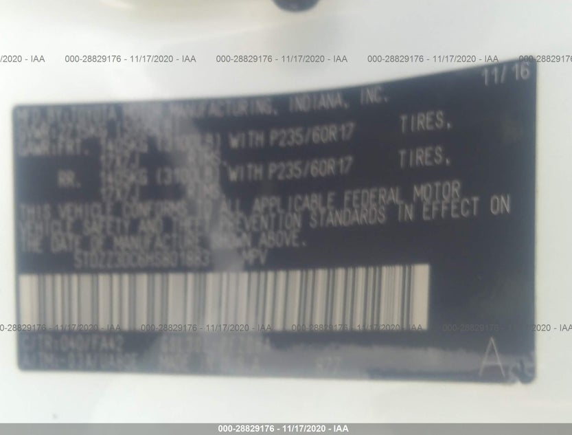 5TDZZ3DC6HS801883