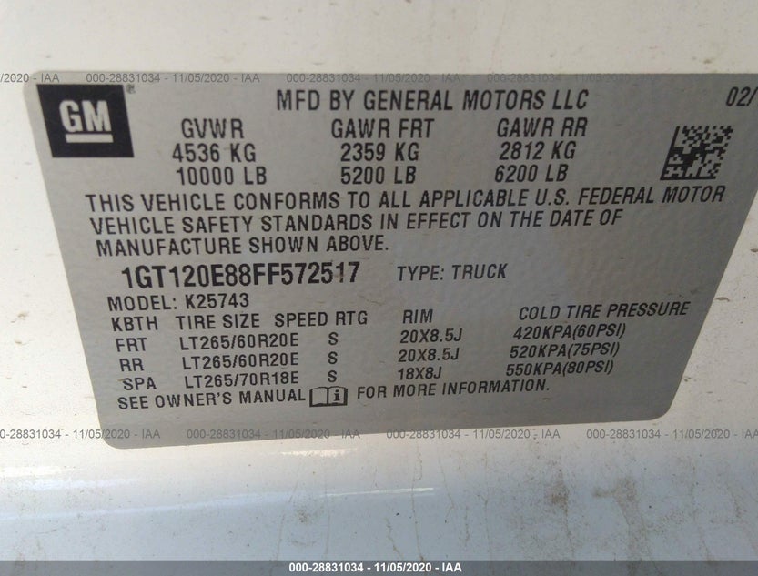 1GT120E88FF572517