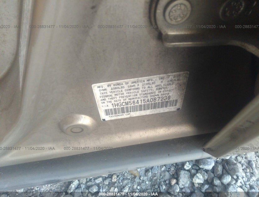 1HGCM56415A087239