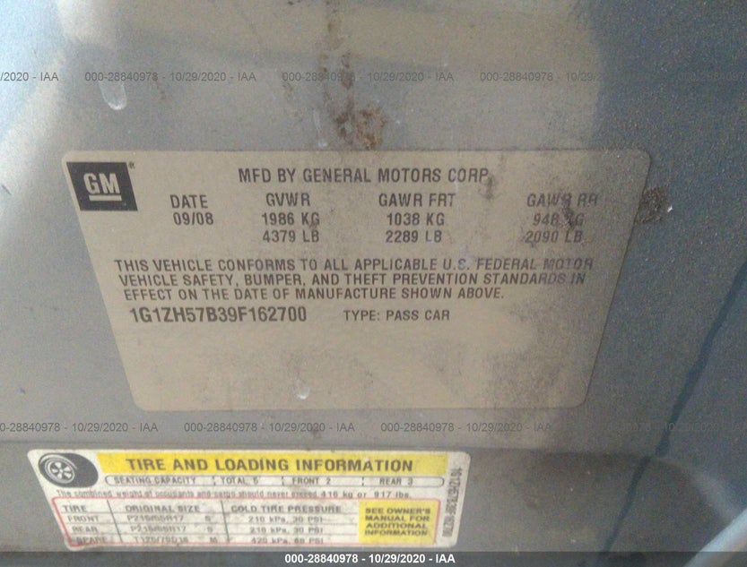 1G1ZH57B39F162700