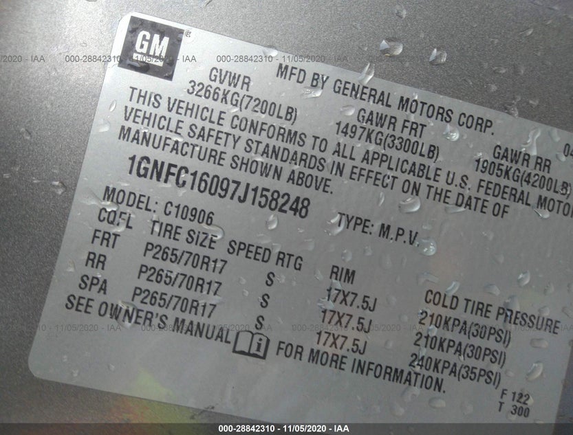 1GNFC16097J158248