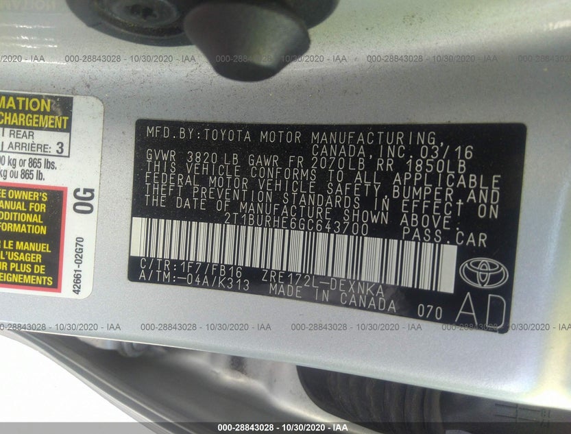 2T1BURHE6GC643700
