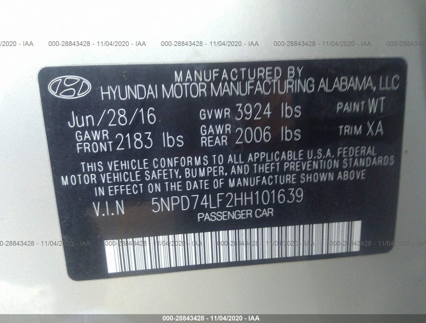 5NPD74LF2HH101639