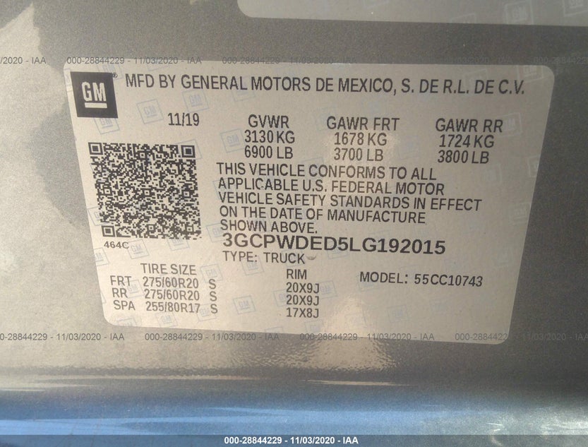 3GCPWDED5LG192015