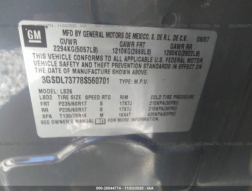 3GSDL73778S560701