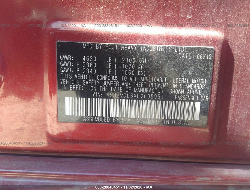 4S3BMDL6XE2005951