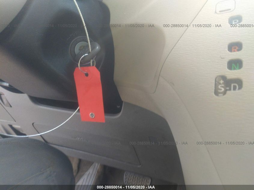 2012 Toyota Sienna Xle V6 8 Passenger VIN: 5TDYK3DC5CS249589 Lot: 28850014